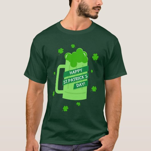T-shirt Bonne Saint Patrick's Day (Devant)