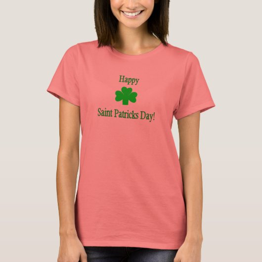 T-shirt Bonne Saint Patrick's Day (Devant)