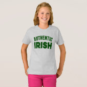 T-shirt Bonne Saint Patrick's Day | Authentic Irish (Devant entier)