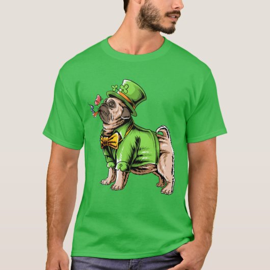 T-shirt Bonne Saint Patrick's Day | Carlin Leprechaun (Devant)