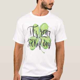T-shirt Bonne Saint Patrick's Day   C'est ton jour de chan