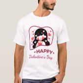 T-shirt Bonne Saint-Valentin - Amour du coeur (Devant)