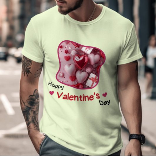 T-shirt Bonne Saint-Valentin - Bien-aimée histoire de dévo