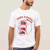 T-shirt Bonne Saint-Valentin - Dévotion sans fin (Devant)