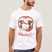 T-shirt Bonne Saint-Valentin - Émotion de l'appel d'offres (Devant)