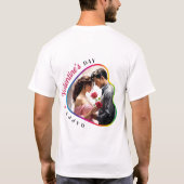 T-shirt Bonne Saint-Valentin - Flamme éternelle (Dos)