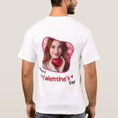 T-shirt Bonne Saint-Valentin - L'affection de Sweetheart (Dos)