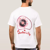 T-shirt Bonne Saint-Valentin - Passionné pour toujours (Dos)