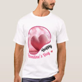 T-shirt Bonne Saint-Valentin - Rêve de l'amour (Devant)