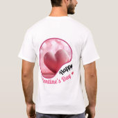 T-shirt Bonne Saint-Valentin - Rêve de l'amour (Dos)