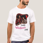 T-shirt Bonne Saint-Valentin - Souhaits passionnés (Devant)