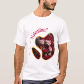 T-shirt Bonne Saint-Valentin - Trésor du coeur (Devant)