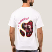 T-shirt Bonne Saint-Valentin - Trésor du coeur (Dos)