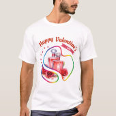 T-shirt Bonne Saint-Valentin - Véritable lueur d'amour (Devant)