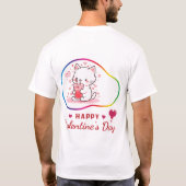 T-shirt Bonne Saint-Valentin - Voyage d'amour (Dos)