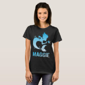 T-shirt Bonne Sirène - Nom Maggie (Devant entier)