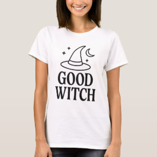 T-shirt Bonne sorcière   Hall minimaliste noir et blanc po