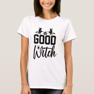 T-shirt Bonne sorcière Halloween Drôle vêtements pour femm