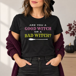T-shirt Bonne Sorcière ou Méchante Sorcière Drôle d'Hallow