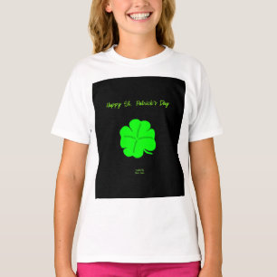 T-shirt Bonne St. Patrick's Day Girls White Basic T Shirt