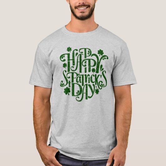 T-shirt Bonne St Patrick's Elegant Day Retro Typographie (Devant)