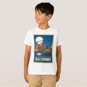 T-shirt Bonnes Fêtes de Baltimore (Devant entier)