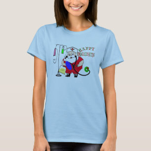T-SHIRT BONNES FÊTES PAC D'INFIRMIÈRE DE PÈRE NOËL, IV