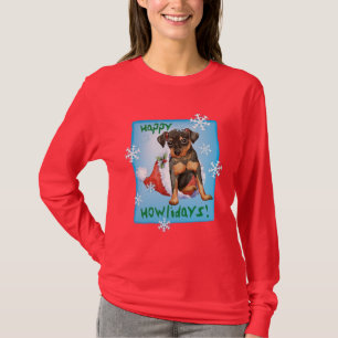 T-shirt Bonnes fêtes Pin de minute