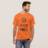 T-Shirt Bonnes Vibrations (Devant entier)