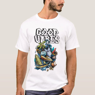 T-shirt bonnes vibrations