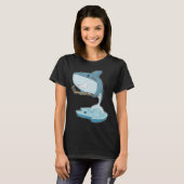 T-shirt Bonnet de hockey sur gazon de requin (Devant entier)