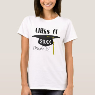 T-shirt Bonnet De Remise De Diplôme Et Gland J'ai Réussi C