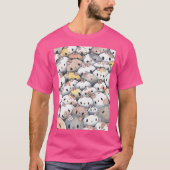 T-shirt Bonnets Et Chats (Devant)