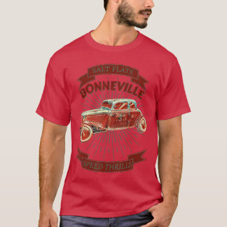 T-shirt Bonneville Salt Flats Vintage Retro Hot Rod Race