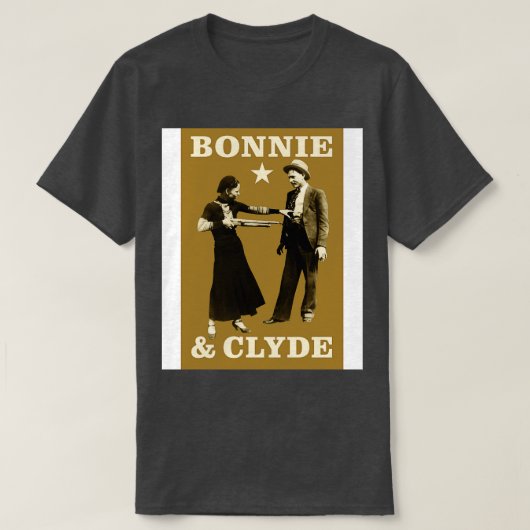 T-shirt Bonnie Clyde (Design devant)