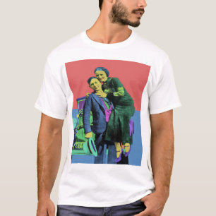 T-shirt Bonnie et Clyde Pop Art