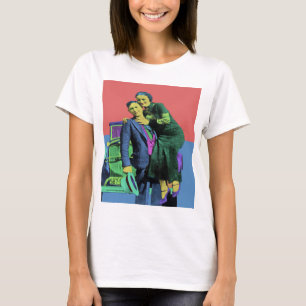 T-shirt Bonnie et Clyde Pop Art