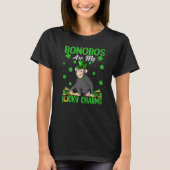 T-shirt Bonobo sont mes charmes chanceux Bonobo St Patrick (Devant)