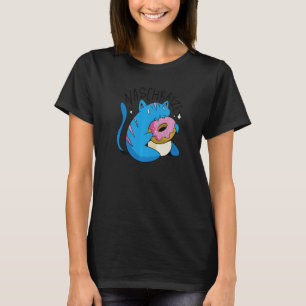 T-shirt bons beignets de mets sucrés délicats chat affamé