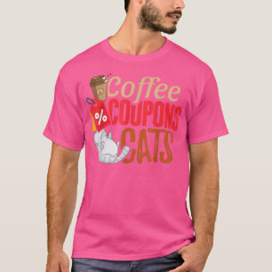 T-shirt Bons de café ChatsCouponingfor Bons de réduction