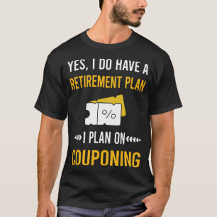 T-shirt Bons de réduction pour la retraite Coupon Coupons 