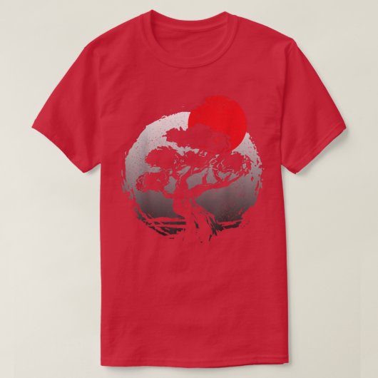 T-shirt Bonsai Art japonais Bonzai (Design devant)