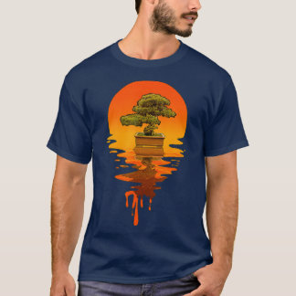 T-shirt Bonsaï de style rétro vintage
