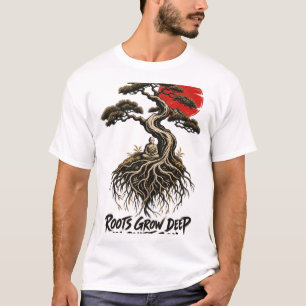 T-Shirt Bonsai Racines Esprit Zen Calme