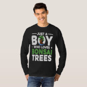 T-shirt Bonsai Tree Owner Just A Boy Who Loves Bonsai Tree (Devant entier)