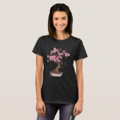T-shirt Bonsai Tree Sakura Tree Japonais Bonsai Tree Cherc (Devant entier)