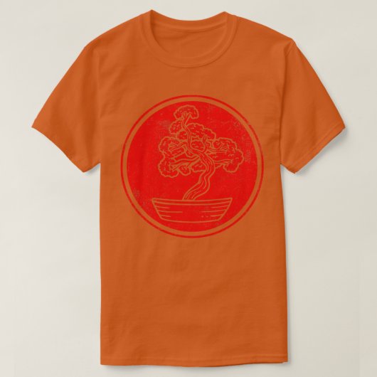 T-shirt Bonsai Tree Vintage (Design devant)