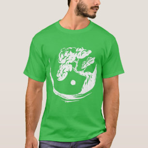 T-shirt Bonsai Tree Yin Yang Japon Méditation bouddha yoga