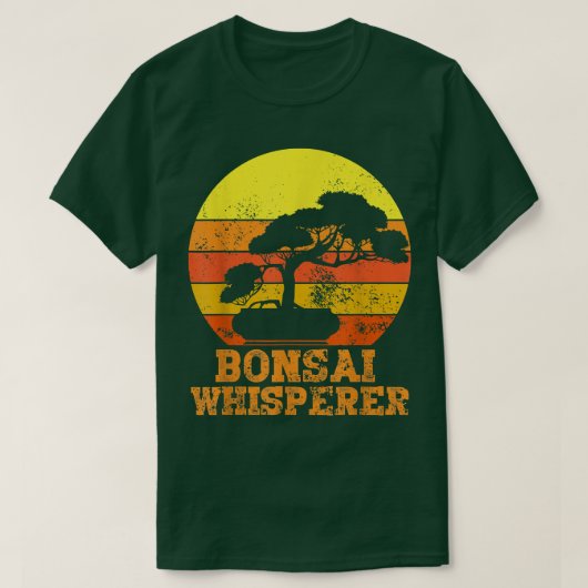 T-shirt Bonsai Whisperer drôle Japonais Bonsai Tree Lover (Design devant)