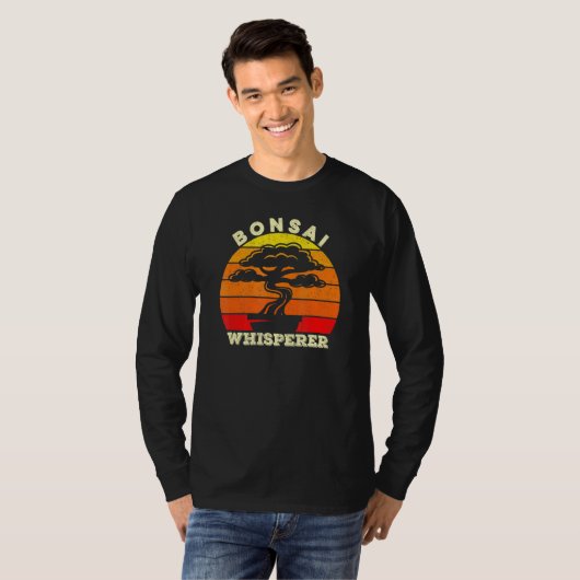 T-shirt Bonsai Whisperer Japonais Bonsai Tree Tee Sakura Z (Devant entier)